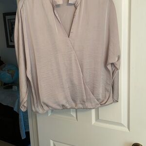 Philosophy Women's Cream Wrap Top